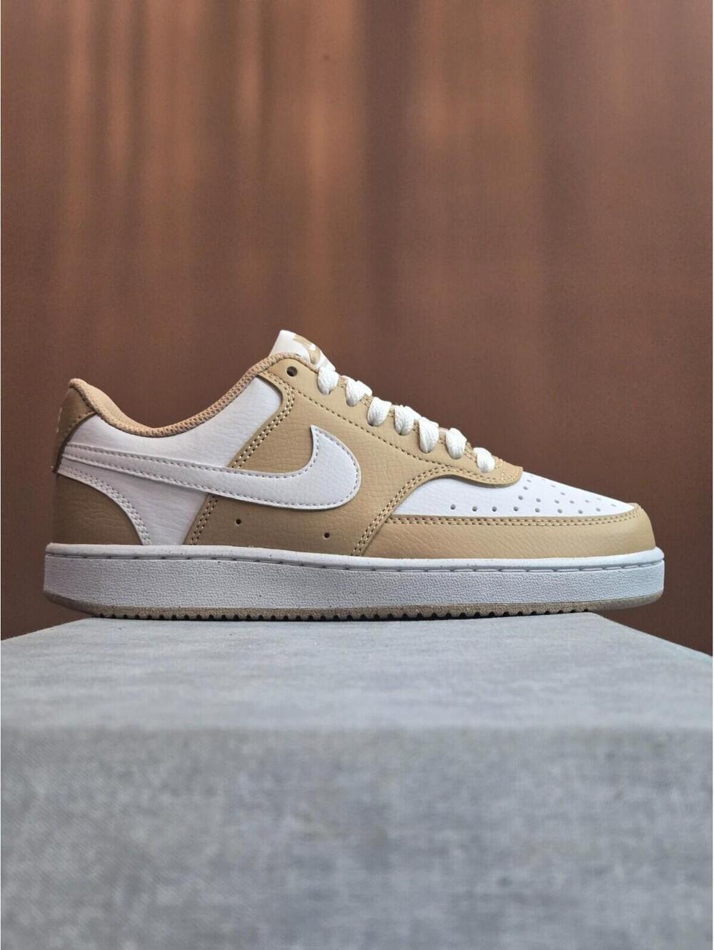 Nike Court Vision Low Next Nature Hemp White Sneakers DH3158-201 Size 6W 4.5M
